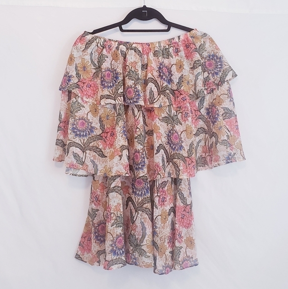 *Last Chance* NWT Show Me Your Mumu Bloom Triple Decker Romper Tiered Ruffles - Picture 3 of 11